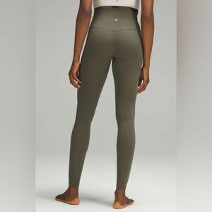 Lululemon NWOT Align High Rise Pants 28” Leggings Army Green Size 6